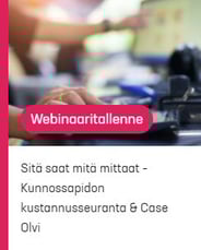Kunnossapidon-kustannusseuranta