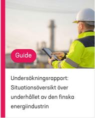 Situationsöversikt över  underhållet av den finska energiindustrin