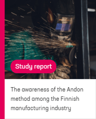 Study report_AWARENESS OF THE ANDON METHOD IN THE FINNISH MANUFACTURING INDUSTRy2