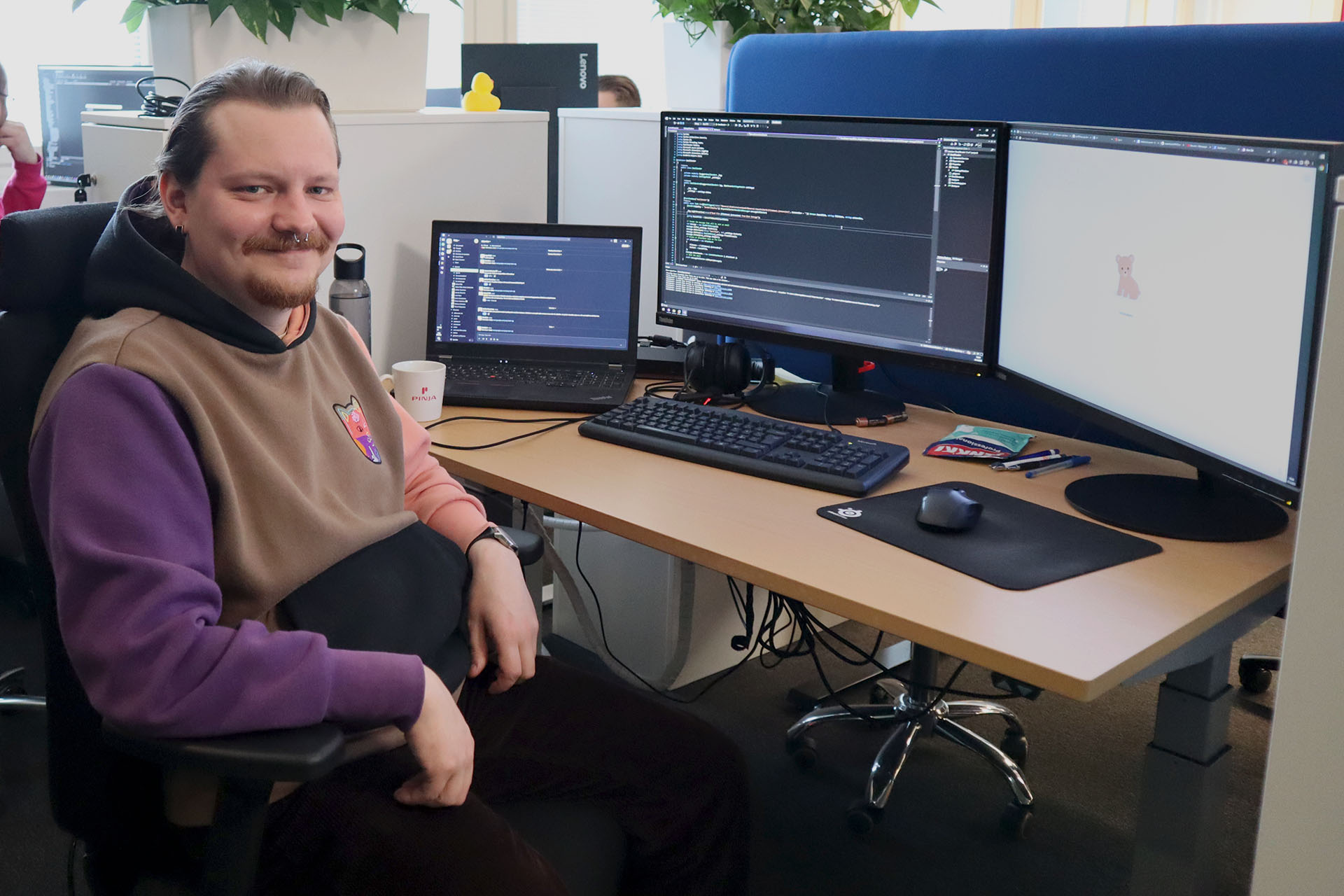 A back-end developer is the enabler behind the user interface
